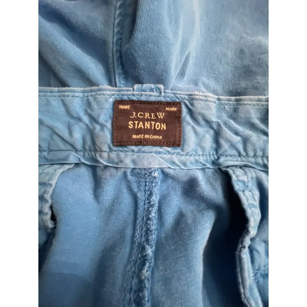 J. Crew Stanton‎ Shorts Chino Flat Front Cotton Twill Beach Outdoor Mens Sz 34